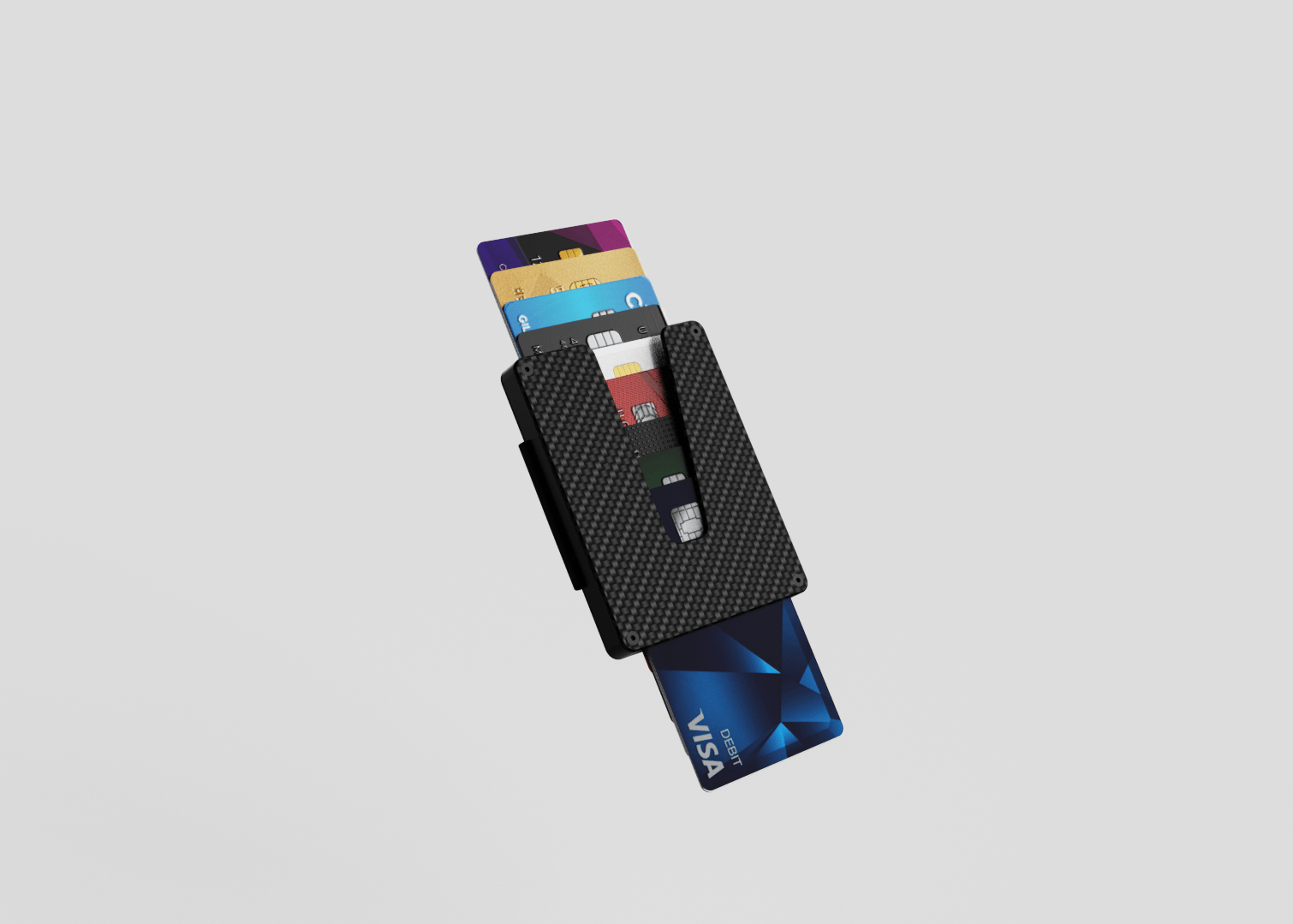 Vext Slim Wallet Wallet Sleek Life Design LLC Carbon Fiber Wallet 