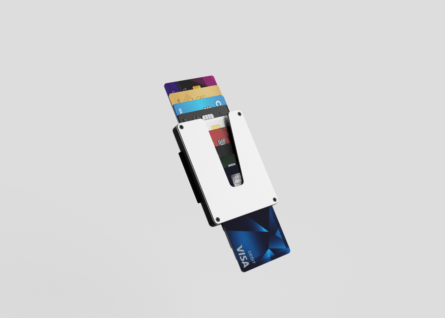 Vext Slim Wallet Wallet Sleek Life Design LLC Silver Wallet 